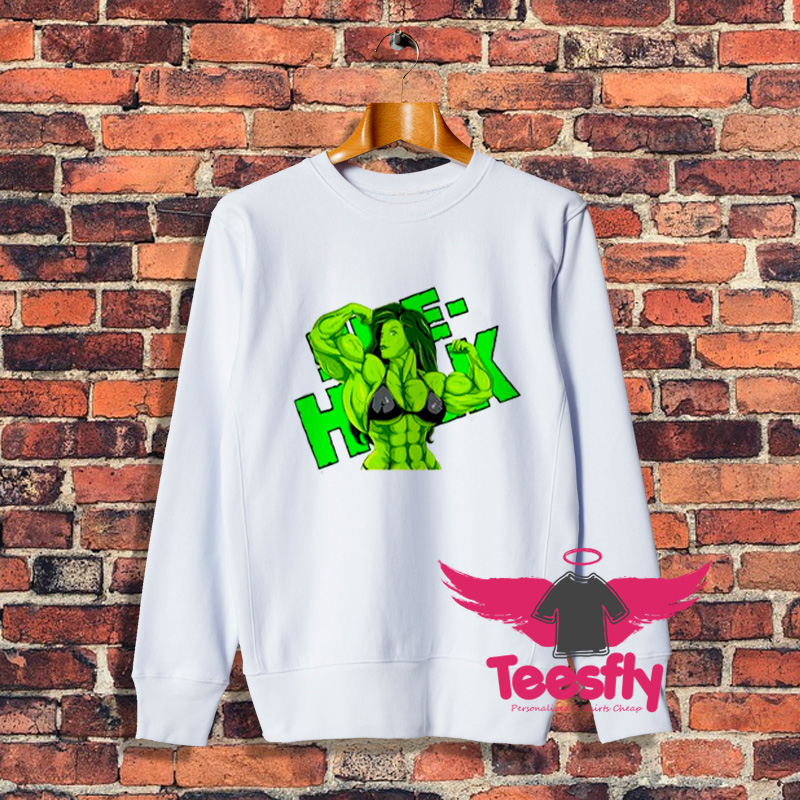 Funny She Hulk Love Gym Sweatshirt