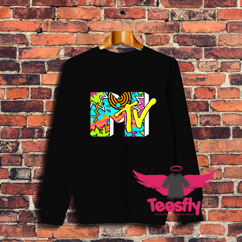 Mtv Music Retro 90s Sweatshirt On Sale