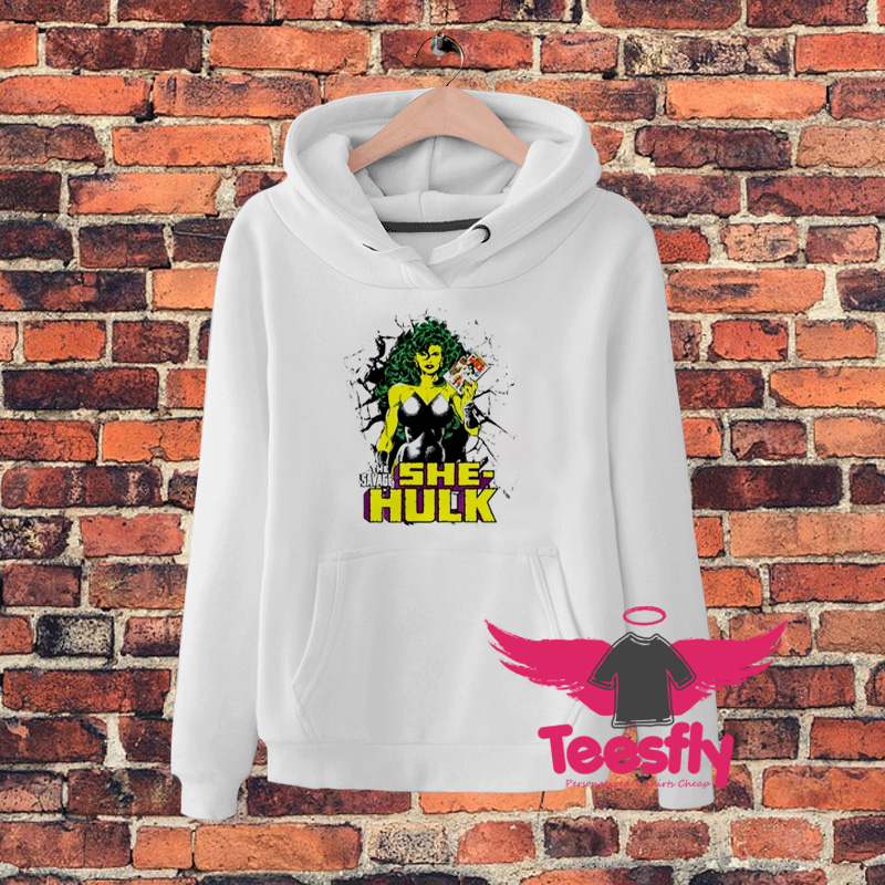 Vintage Marvel She Hulk Comic Hoodie