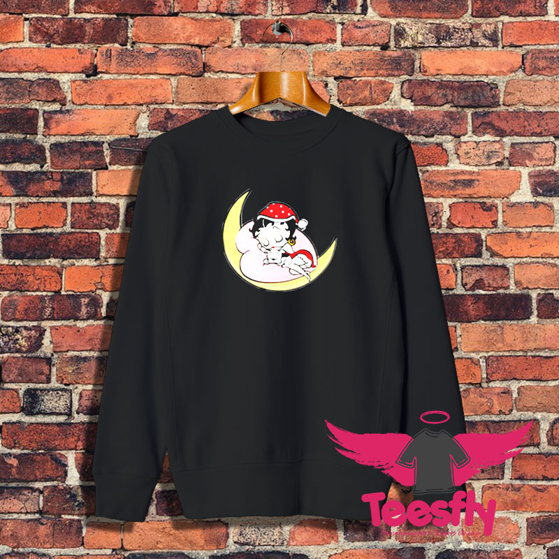 betty boop sleep Sweatshirt 1