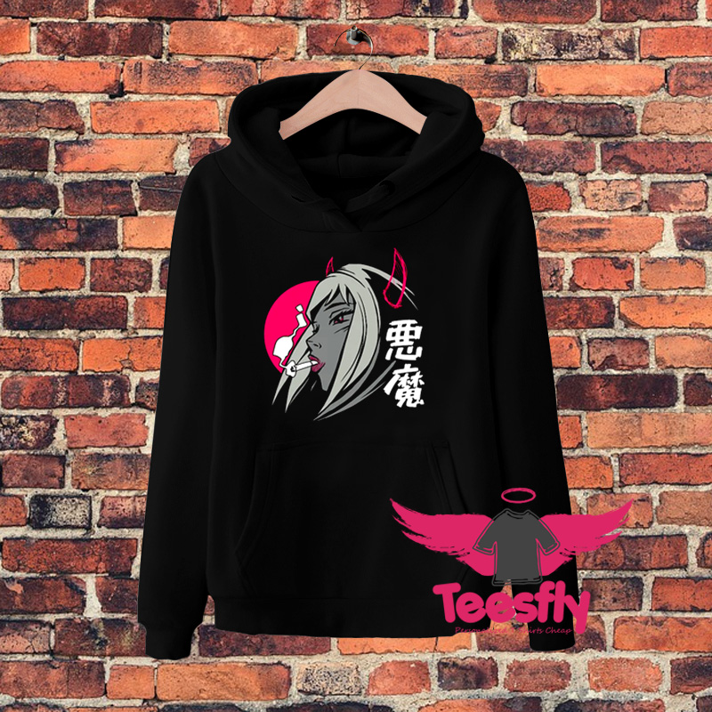 Anime Devil Girl Funny Hoodie