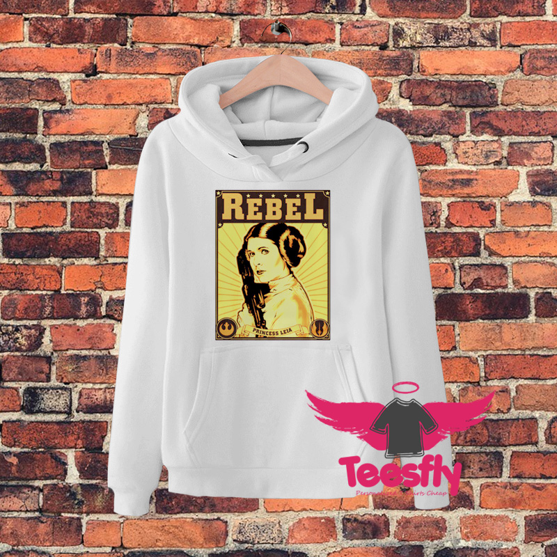 Vintage Charlie Bradbury Is Princess Leia Rebels Hoodie