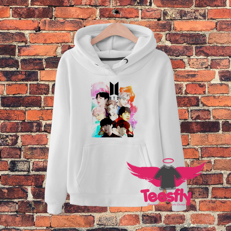 Bangtan Boys All Members Illustration Hoodie