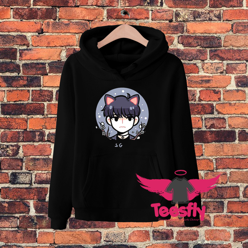 Classic Cartoon Member Suga Bts Hoodie