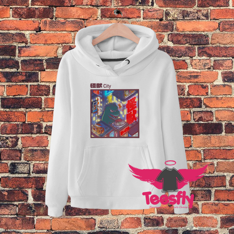 Funny Kaiju City Monster Japan Hoodie