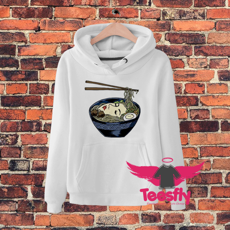 New Ramen Head Food Illustration Hoodie