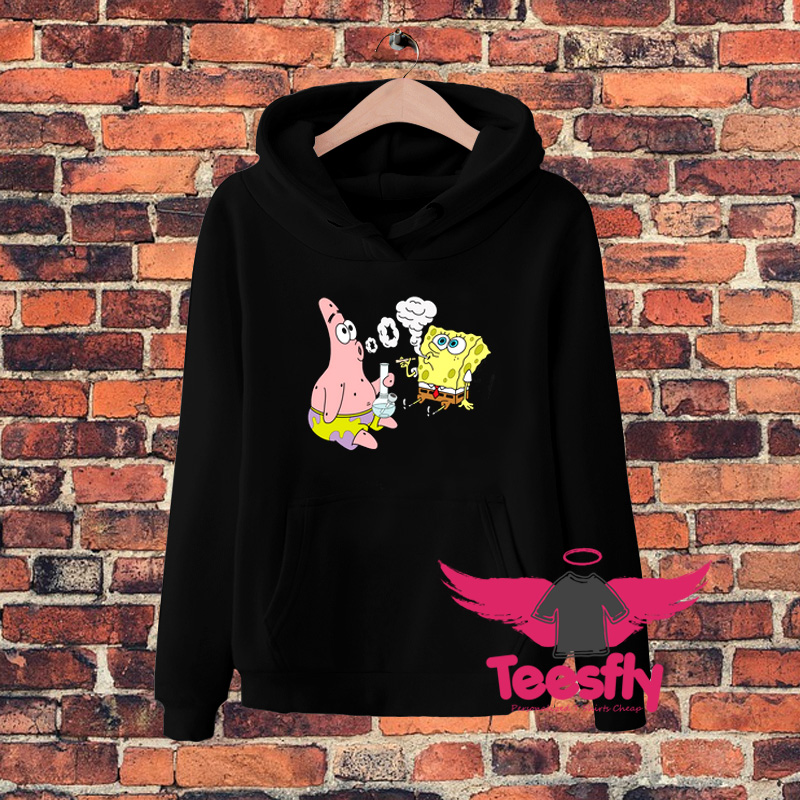 Spongebob and Patrick Smoking Hoodie