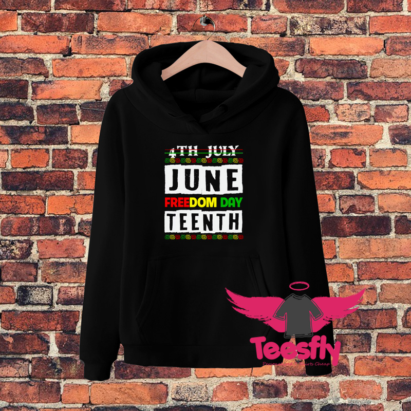 Cute 4Th June Freedom Day 1865 Hoodie