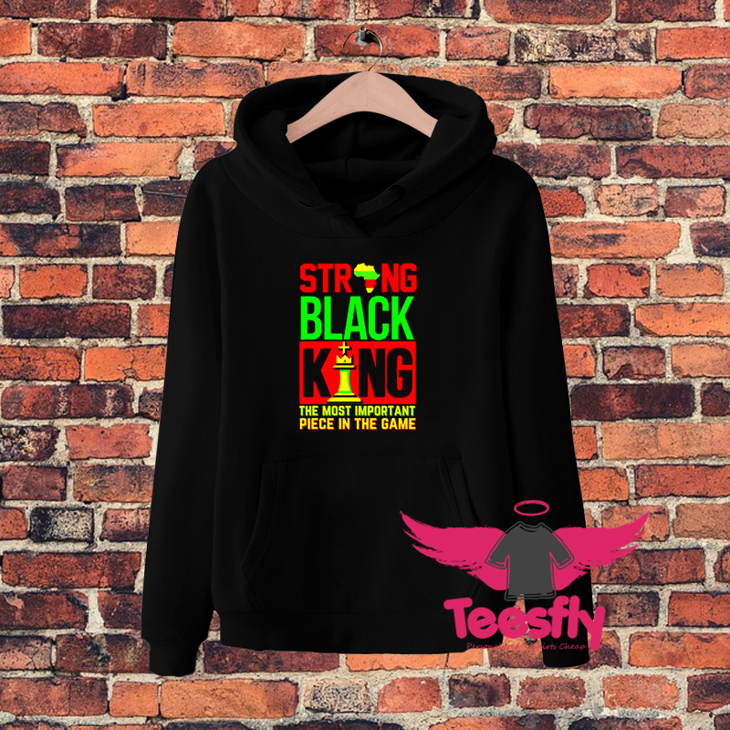 Cute Juneteenth Strong Black King Hoodie