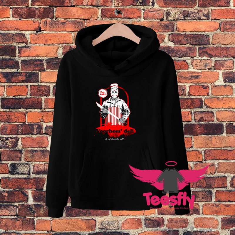 Funny Voorhees Deli Hoodie