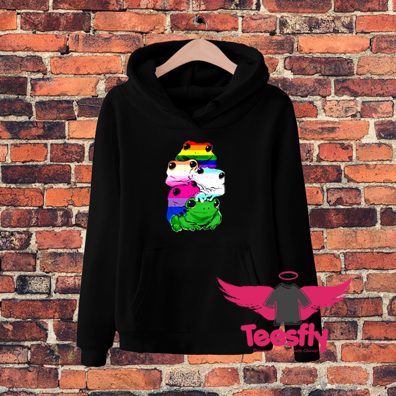 LGBT Pride Frog Hoodie On Sale