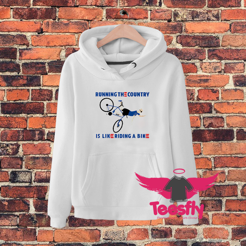 Running The Country Riding A Bike Hoodie