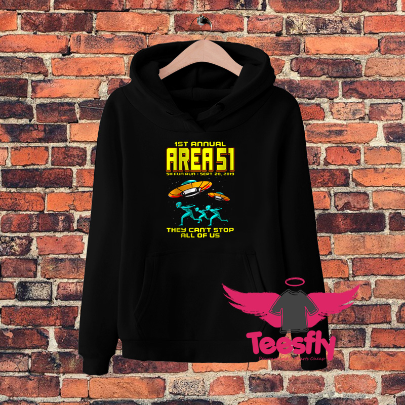 Vintage 1st Annual Area 51 Fun Run Hoodie