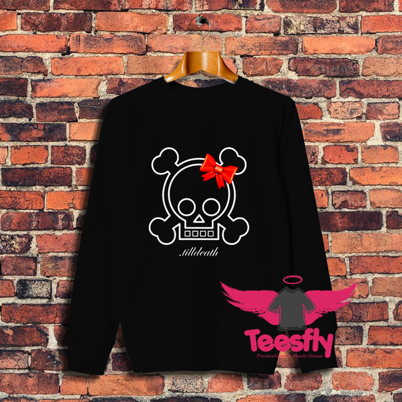 Cool Anime Kawaii Skull Face Art Sweatshirt