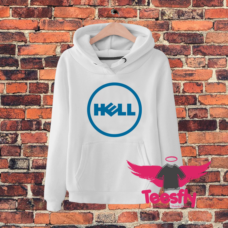 Hell Computer Logo Parody Hoodie