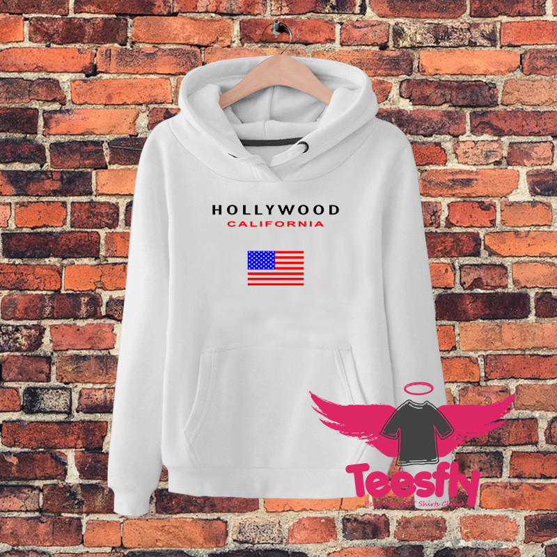 Hollywood California Flag Hoodie