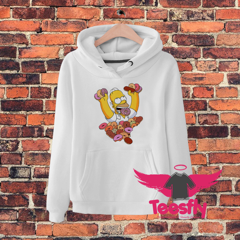 Homer Simpson Donuts Hoodie