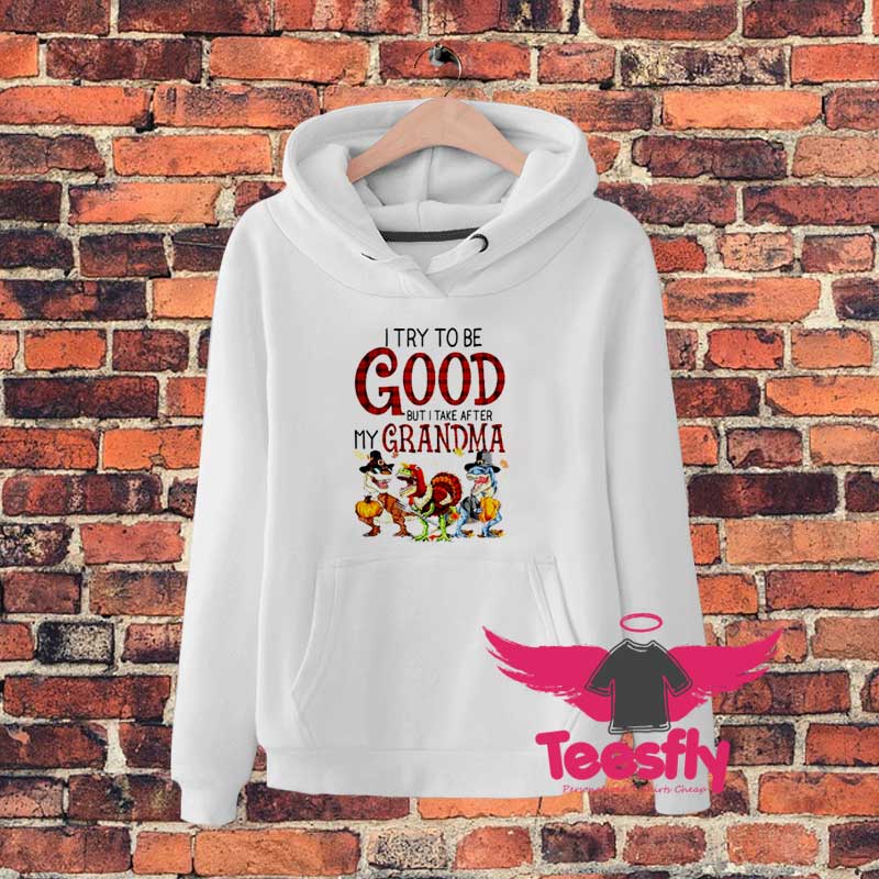 I Try To Be Good But I Take After My Grandma Hoodie