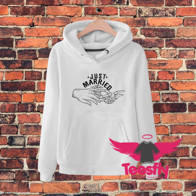 Just Married Love With Skelly Hoodie