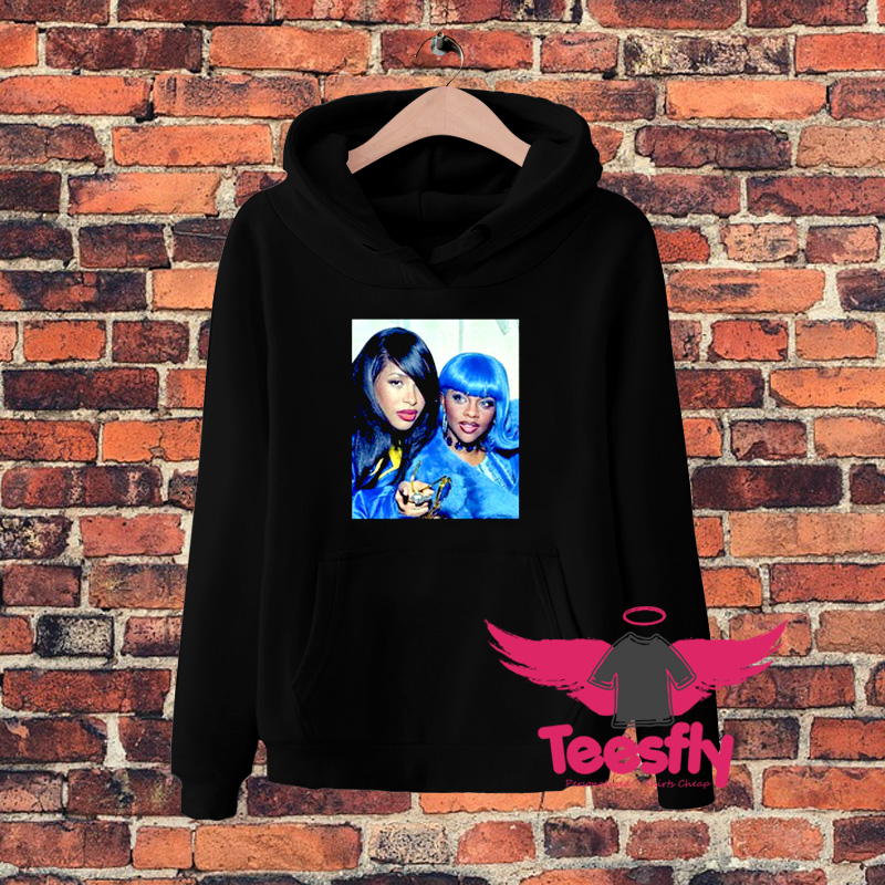 Lil Kim and Aaliyah Retro 90 Hoodie