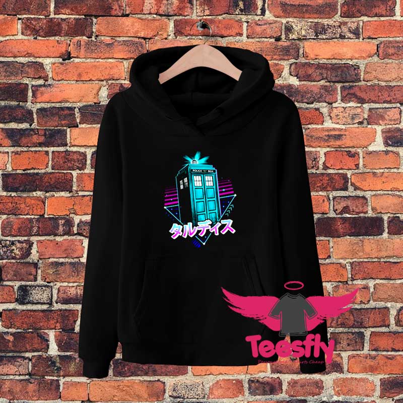 LoFi Time Machine Tardis Doctor Who Cool Hoodie