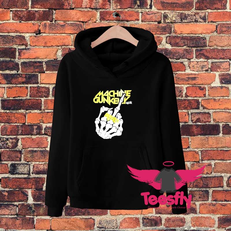 Machine Gun Kelly Finger MGK Merch Lace Up Hoodie