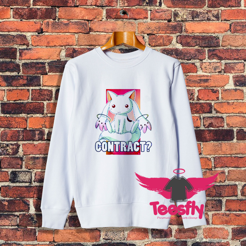 Manga Kyubey Anime Funny Sweatshirt