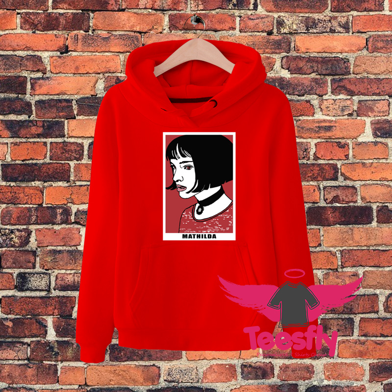 Mathilda Red Painting Hoodie