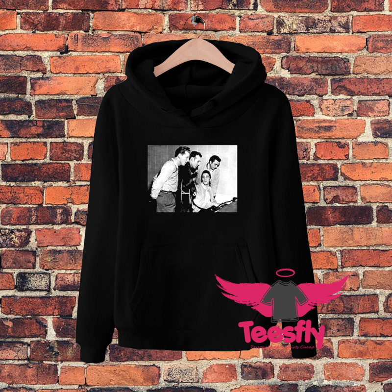 Million Dollar Quartet Elvis Presley Johnny Cash Hoodie