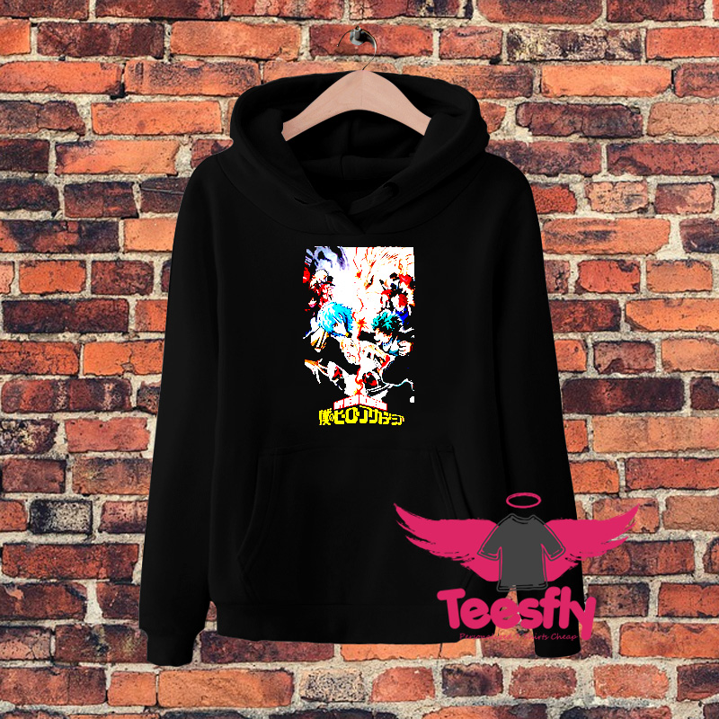 My Hero Academia Split Heroes Villains Hoodie