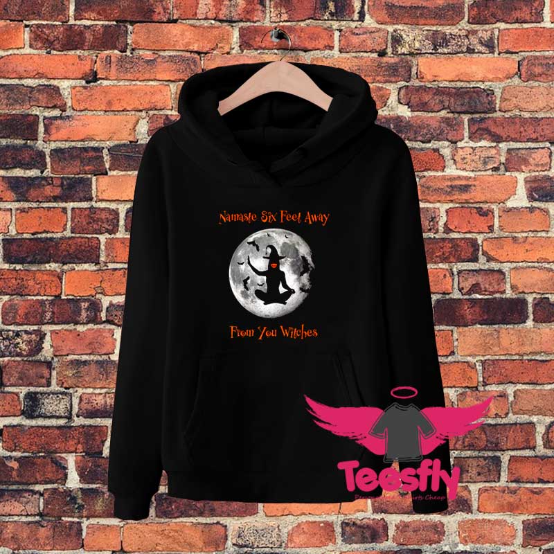 Namaste Halloween Witch Six Feet Hoodie