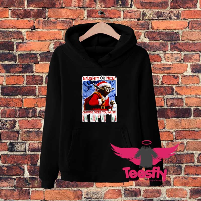 Naughty Or Nice Flyer Christmas f Hoodie