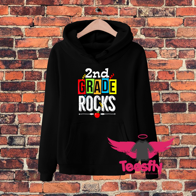 Nd Second Grade Rocks Hoodie