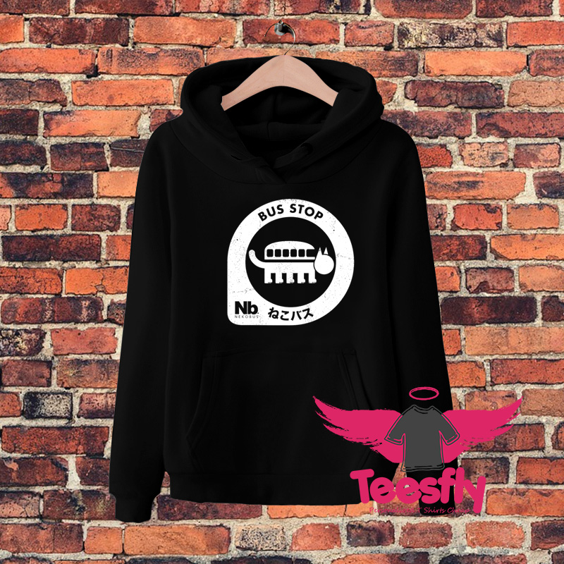 Neko Bus Stop Logo Hoodie