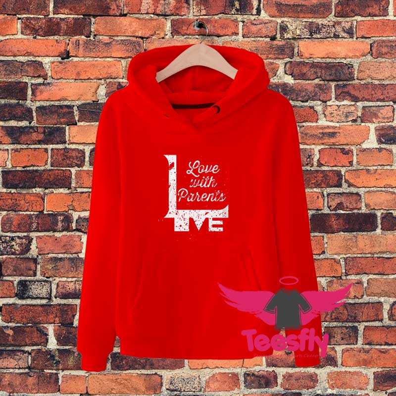 New Happy Valentines Day Love With Parents Hoodie