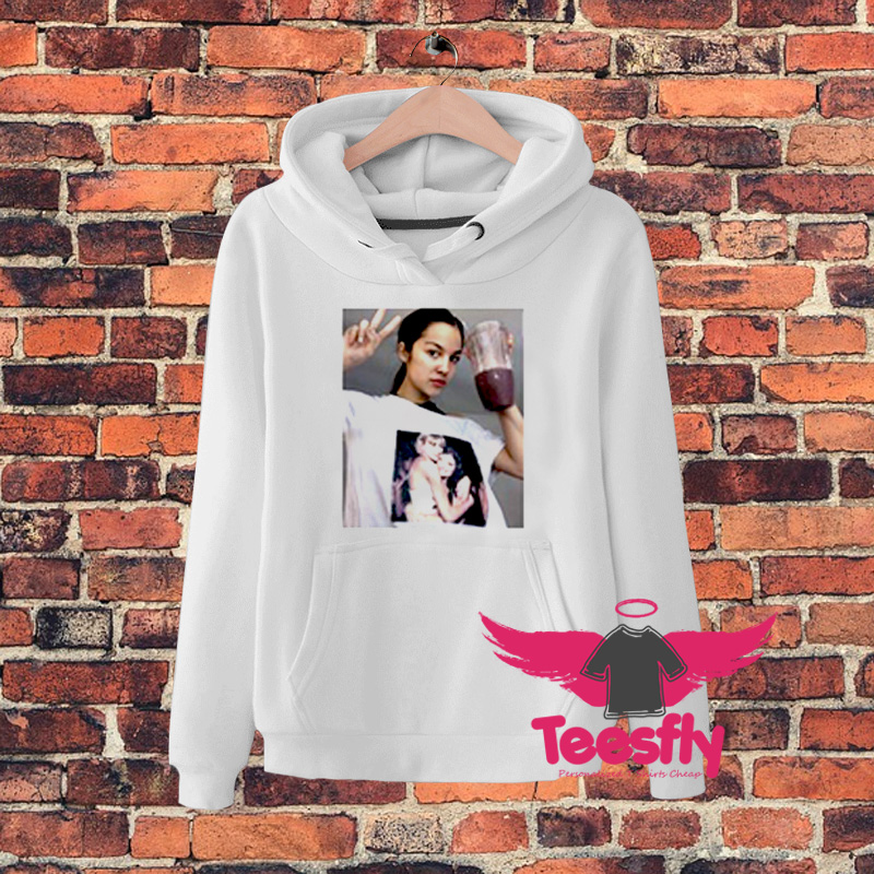 Olivia Rodrigo Wearing Taylor Swift Hugging Lorde Hoodie