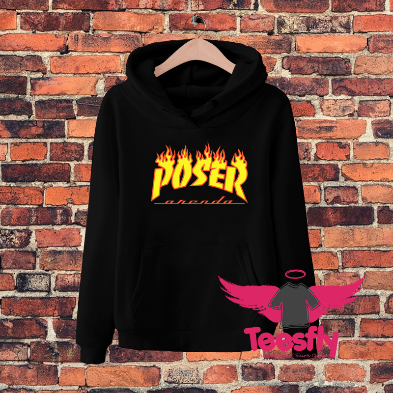 POSER Orenda Flame Quote Hoodie