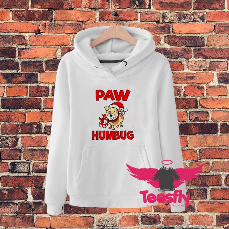 Paw Humbug Dog Funny Christmas Hoodie