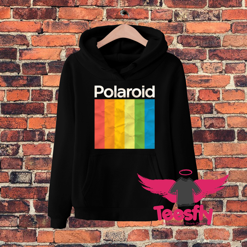 Polaroid Rainbow Qoute Hoodie