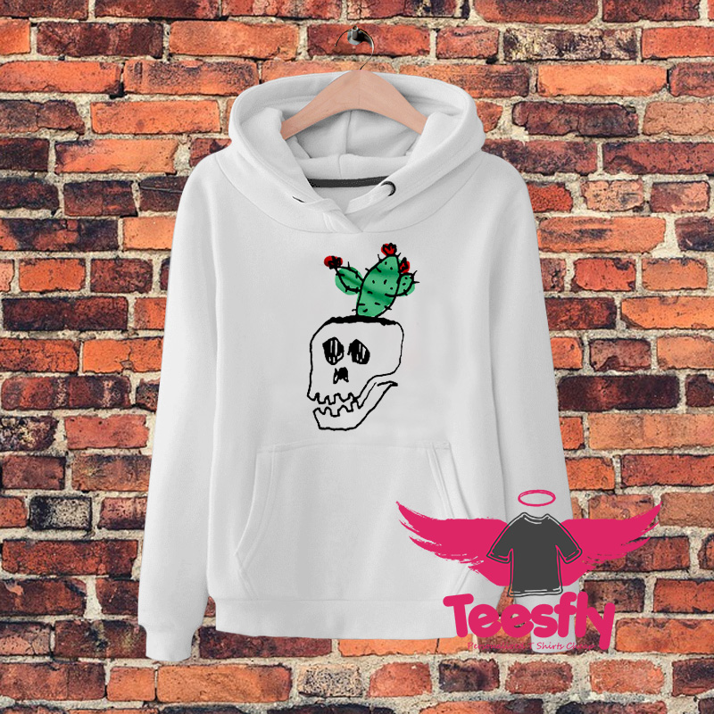 Pot Plant Cactus Skull Hoodie