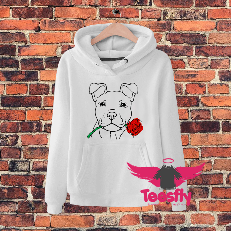 Puppy Love Rescue Valentine Day Hoodie