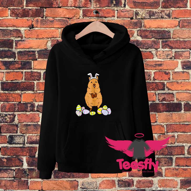 Quokka Bunny Ear Egg Hoodie