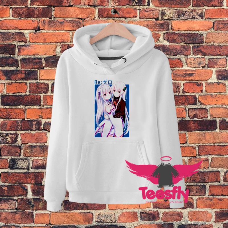 Re Zero Emilia and Echidnad Hoodie