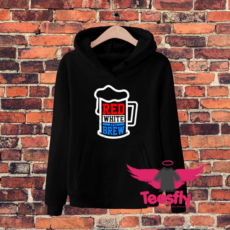 Red White And Brew fs Hoodie