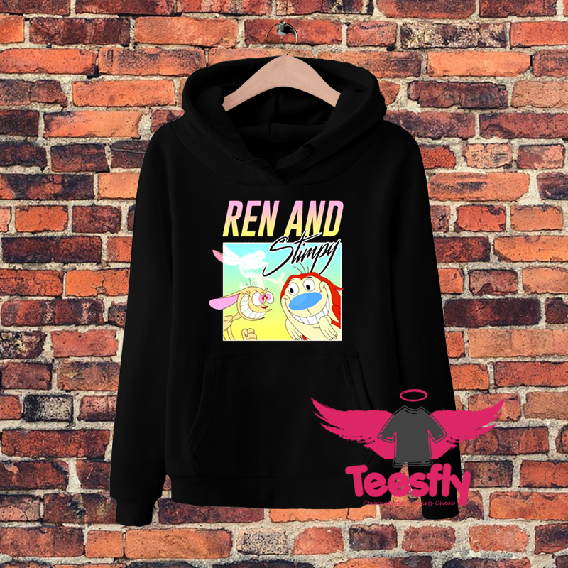 Ren Stimpy 90s Cartoon Hoodie