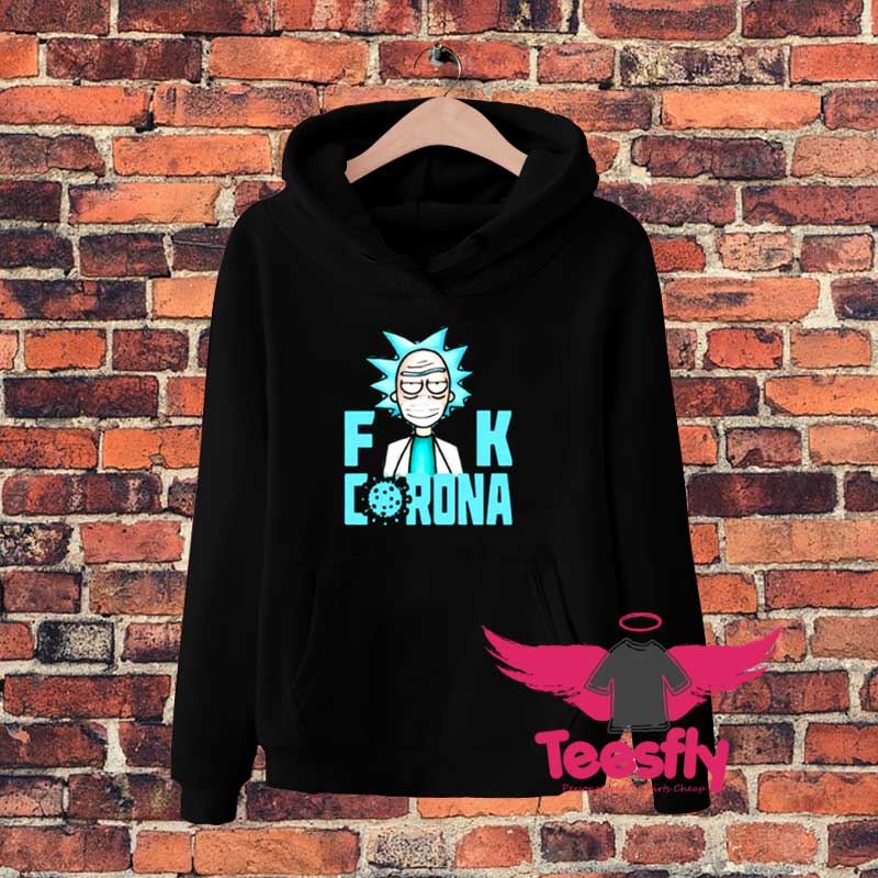 Rick And Morty Corona Cartoon Gildan Humor azs Hoodie