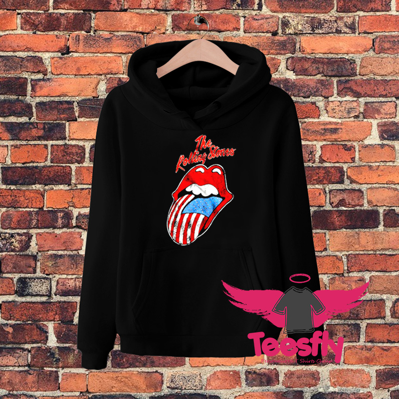 Rolling Stones 8 Tongue Logo Hoodie