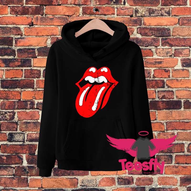 Rolling Stones Grunge Logo Hoodie