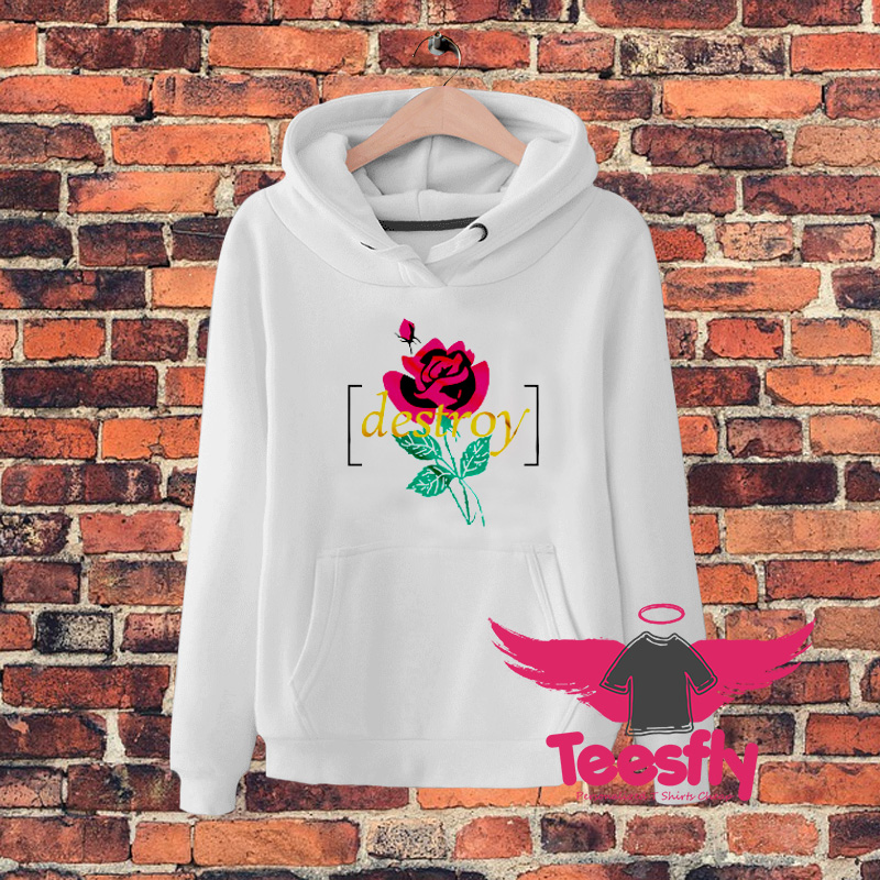 Rose Destroy Logo Hoodie