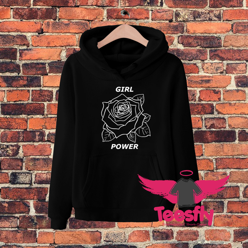 Rose Girl Power Art Hoodie